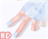 Ko ll Gloves Blue+Nails