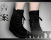 Hot Shoes Black Goth
