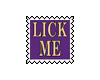 Lick me Stamp
