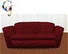 Love Seat Red Floral