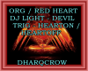 RED / ORG HEART DJ LIGHT