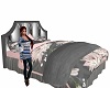 Gray Floral Bed(poses)