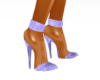 Lilac sparkle heels