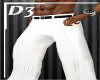 D3[ThinPin White]Pants