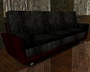 Mahogany & Leather Sofa