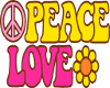 PEACE & LOVE WALL POSTER