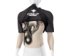 black T-shirt