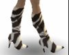 Zebra Print Boots