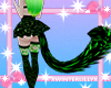 Cosmic Kitty Tail Green