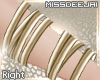*MD*Golden R-Armband