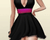 Lovely Dress Black Pink