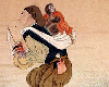 Japanese- Monkey trainer