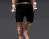 Short Jeans black