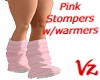 Pink Stompers w/Warmers