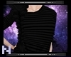 &; Black Striped Sweater