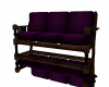 Purple Wicker Couch