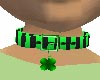 Collar w/clover tag