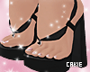 Summer Black Heels