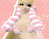striped bikini