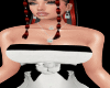 Black white dress