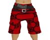 Red  Shorts w/gun
