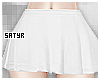 White Pleated Skirt RL