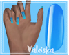*VK*Blue Nails