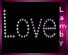 *L* Love Wall Hanging