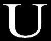 Letter U Chain Silver