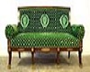Green Swirl Couch