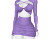 R | Ruched Dress - Lilac