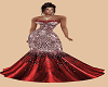 Fishtail Gown Red