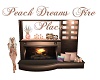 Peach Dreams Fire Place
