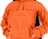 designer hoodie orange 2