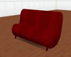 Red Velvet Euro Couch