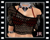 Jr Black mesh top