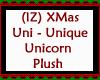XMas Uni Unicorn Plush