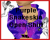 Purple Snakeskin Shirt