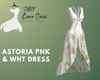 Astoria PNK & WHT Dress