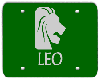 Leo plate, green