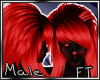 (M)Red Wiki Hair 3 [FT]