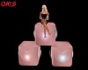 Club Rose Gold sit Cube