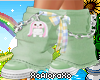 (A) Easter Green Boots