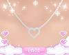 silver heart necklace