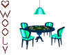 Dreamy poker table 4ppl