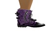 Dark Purple Army Boots
