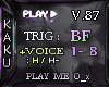 Play Me O_x) --> V.87