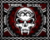 Tribal Skull - Sticker