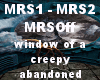 Creepy Abandoned Window