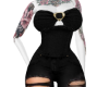 BlackDenim Pink Rose tat